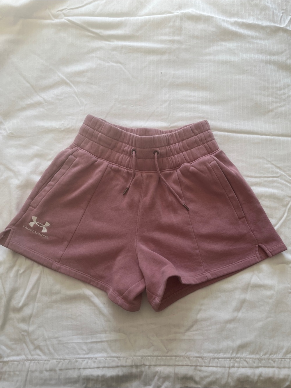 Under Armour Women's Mauve Drawstring Athletic Shorts